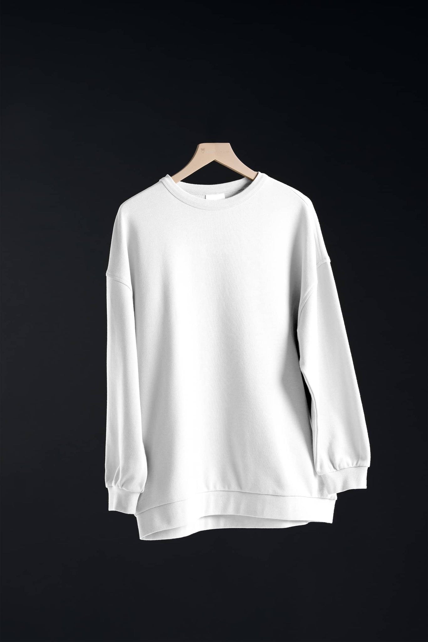 Plain White Sweatshirt (Oversized)